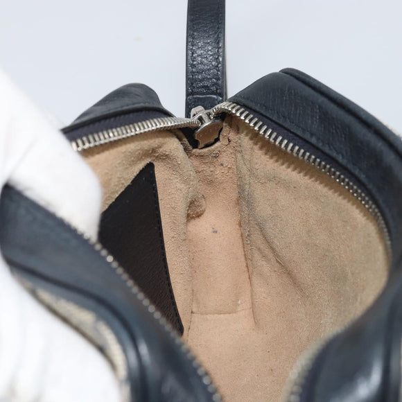 GUCCI Ophidia GG Supreme Sherry Line Shoulder Bag PVC Navy 517350 Auth 166403