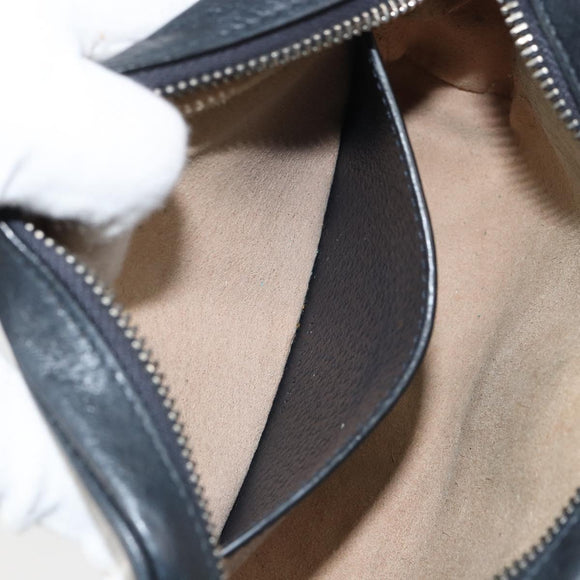 GUCCI Ophidia GG Supreme Sherry Line Shoulder Bag PVC Navy 517350 Auth 166403