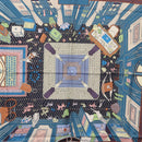 HERMES Carre 90 Scarf ""Objets de Curiosite"" Silk Multicolor Auth 166411SAM-6