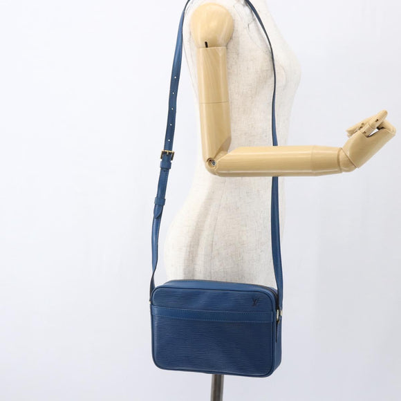 LOUIS VUITTON Epi Trocadero 23 Shoulder Bag Blue M52305 LV Auth 166417A