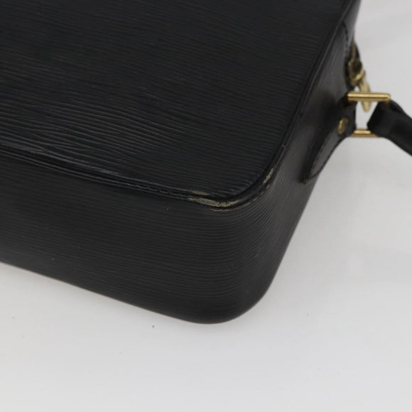 LOUIS VUITTON Epi Trocadero 27 Shoulder Bag Black M52312 LV Auth 166418A