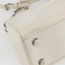 LOUIS VUITTON Epi Blair MM Hand Bag 2way White Yvoire M40330 LV Auth 166428-18
