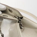 LOUIS VUITTON Epi Blair MM Hand Bag 2way White Yvoire M40330 LV Auth 166428-10