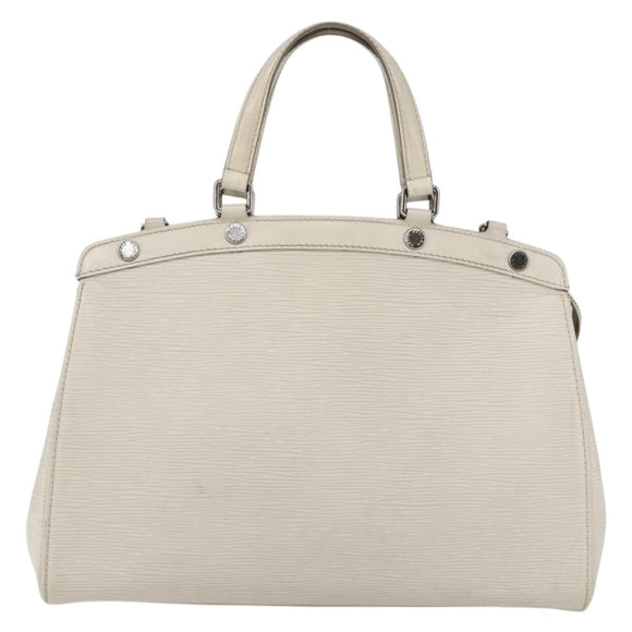 LOUIS VUITTON Epi Blair MM Hand Bag 2way White Yvoire M40330 LV Auth 166428