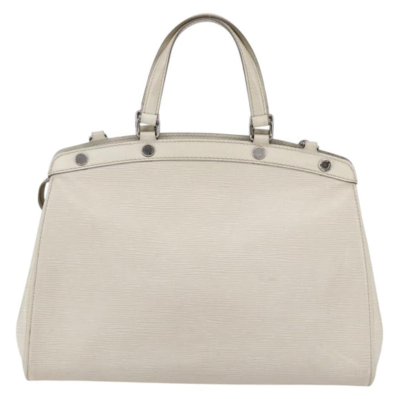 LOUIS VUITTON Epi Blair MM Hand Bag 2way White Yvoire M40330 LV Auth 166428