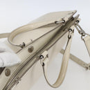 LOUIS VUITTON Epi Blair MM Hand Bag 2way White Yvoire M40330 LV Auth 166428-6
