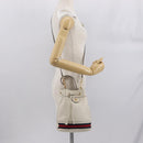 GUCCI Sherry Line GG Marmont Tasche Leder 2-Wege Weiß Gold 610846 Auth 166430-26