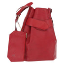 LOUIS VUITTON Epi Sac Depaule GM Shoulder Bag Red M80197 LV Auth 166432-1