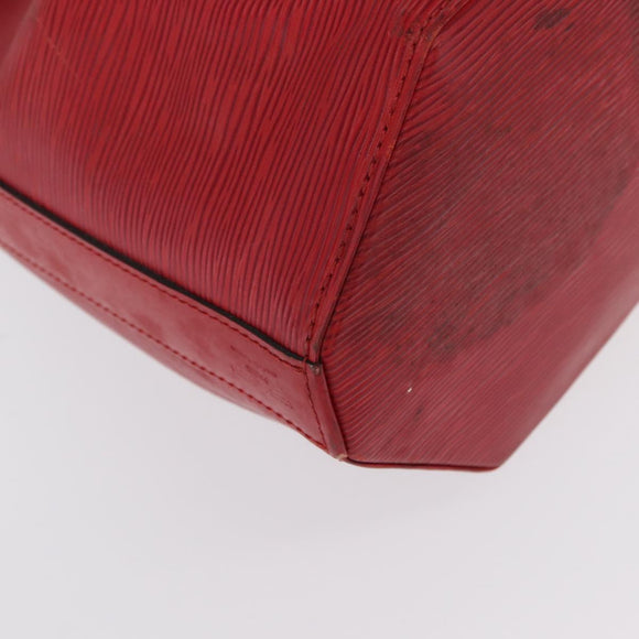 LOUIS VUITTON Epi Sac Depaule GM Shoulder Bag Red M80197 LV Auth 166432