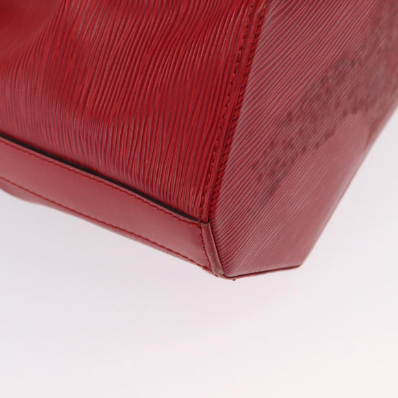 LOUIS VUITTON Epi Sac Depaule GM Shoulder Bag Red M80197 LV Auth 166432