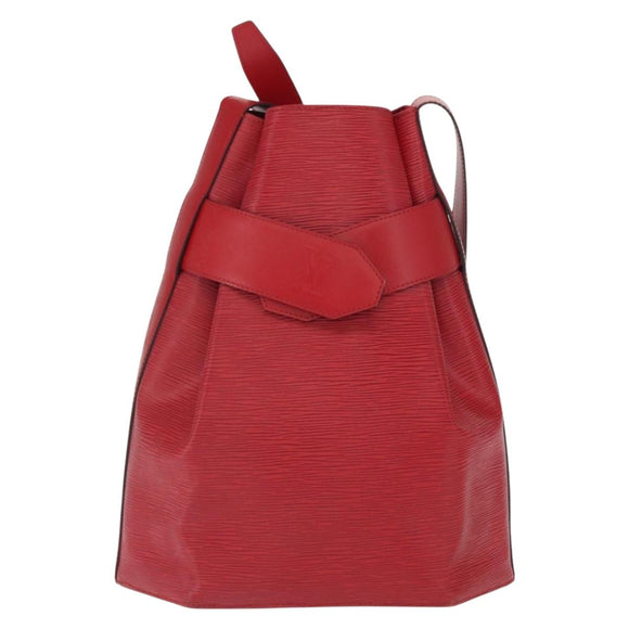 LOUIS VUITTON Epi Sac Depaule GM Shoulder Bag Red M80197 LV Auth 166432