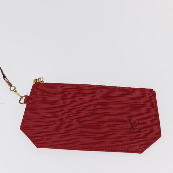 LOUIS VUITTON Epi Sac Depaule GM Shoulder Bag Red M80197 LV Auth 166432