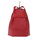 LOUIS VUITTON Epi Sac Depaule GM Shoulder Bag Red M80197 LV Auth 166432-2