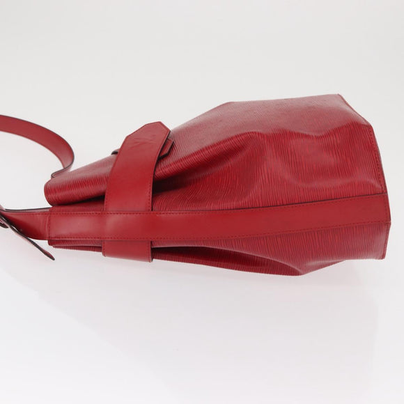 LOUIS VUITTON Epi Sac Depaule GM Shoulder Bag Red M80197 LV Auth 166432