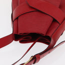 LOUIS VUITTON Epi Sac Depaule GM Shoulder Bag Red M80197 LV Auth 166432-6