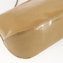 LOUIS VUITTON Monogram Vernis Minna Street Bag Noisette M91508 LV Auth 166435-16