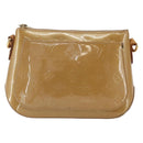 LOUIS VUITTON Monogram Vernis Minna Street Bag Noisette M91508 LV Auth 166435-13