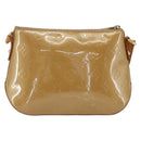 LOUIS VUITTON Monogram Vernis Minna Street Bag Noisette M91508 LV Auth 166435-2