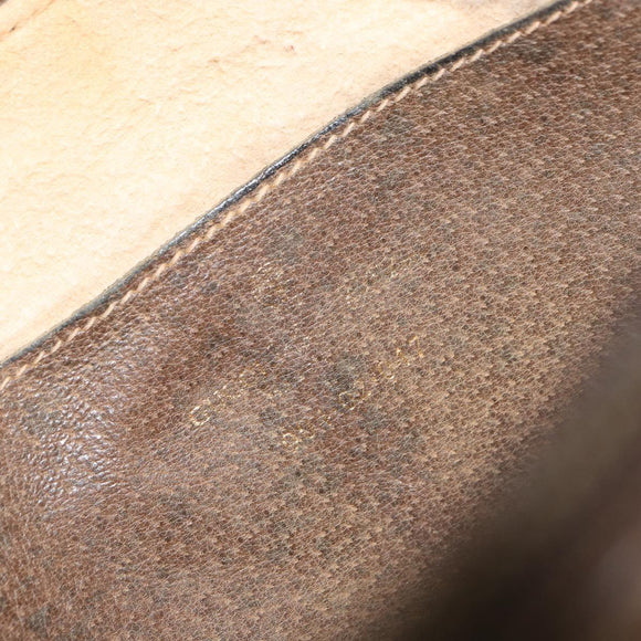 GUCCI GG Supreme Web Sherry Line Bag PVC Beige Gold 904 02 047 Auth 166437