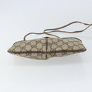 GUCCI GG Supreme Web Sherry Line Bag PVC Beige Gold 904 02 047 Auth 166437-5