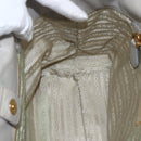 PRADA Hand Bag Nylon 2way Ivory Gold Auth 166443-22