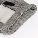 CHANEL Penguin Knit Hoodie Tweed Gray CC Auth 166450SM-7