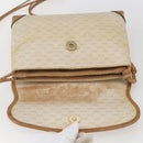 GUCCI Micro GG Supreme Shoulder Bag PVC Beige Gold 49 007 5548 Auth 166455-14