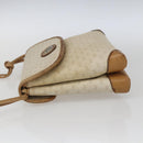 GUCCI Micro GG Supreme Shoulder Bag PVC Beige Gold 49 007 5548 Auth 166455-4