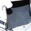 MCM Vicetos Logogram Shoulder Bag PVC Leather White Gold Auth 166456-17