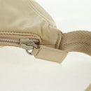 PRADA Hand Bag Nylon Ivory Silver Auth 166457-15