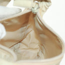 PRADA Hand Bag Nylon Ivory Silver Auth 166457-19