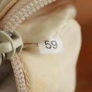 PRADA Hand Bag Nylon Ivory Silver Auth 166457-21