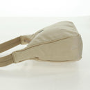 PRADA Hand Bag Nylon Ivory Silver Auth 166457-4