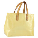 LOUIS VUITTON Monogram Vernis Reade PM Hand Bag Gris M91145 LV Auth 166458-1