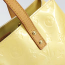 LOUIS VUITTON Monogram Vernis Reade PM Hand Bag Gris M91145 LV Auth 166458-10