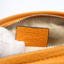 GUCCI Soho Chain Shoulder Bag Suede Leather Orange Gold 353965 Auth 166472-21