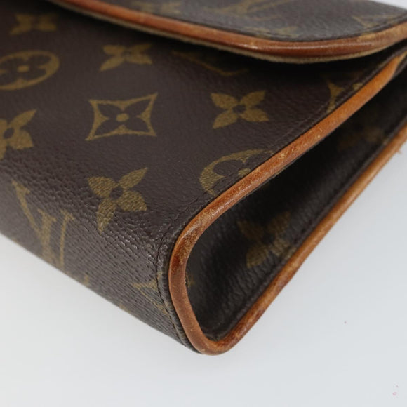 LOUIS VUITTON Monogram Pochette Florentine Waist bag M51855 LV Auth 166505