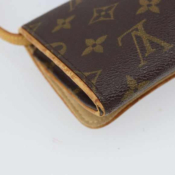 LOUIS VUITTON Monogram Pochette Twin GM Shoulder Bag M51852 LV Auth 166507