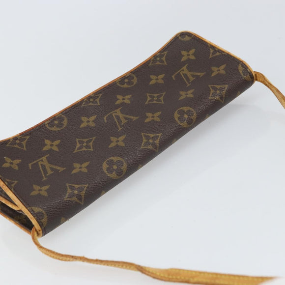 LOUIS VUITTON Monogram Pochette Twin GM Shoulder Bag M51852 LV Auth 166507