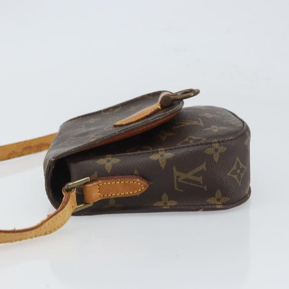 LOUIS VUITTON Monogram Saint Cloud PM Shoulder Bag M51244 LV Auth 166524