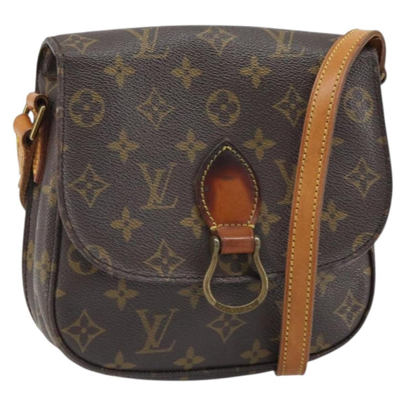 LOUIS VUITTON Monogram Saint Cloud MM Shoulder Bag M51243 LV Auth 166526