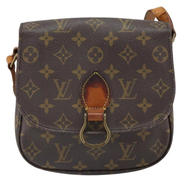LOUIS VUITTON Monogram Saint Cloud MM Shoulder Bag M51243 LV Auth 166526