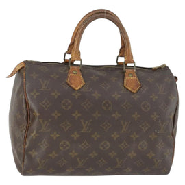 LOUIS VUITTON Monogram Speedy 30 Hand Bag M41526 LV Auth 166546