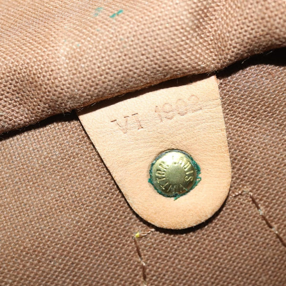 LOUIS VUITTON Monogram Speedy 30 Hand Bag M41526 LV Auth 166546