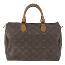 LOUIS VUITTON Monogram Speedy 30 Hand Bag M41526 LV Auth 166546-2