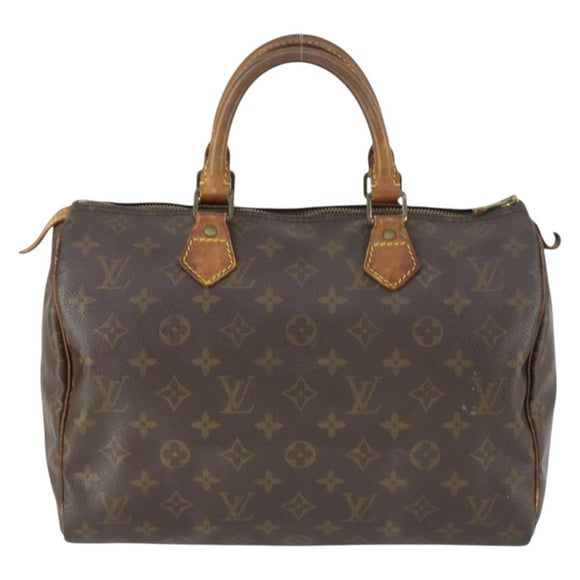 LOUIS VUITTON Monogram Speedy 30 Hand Bag M41526 LV Auth 166546