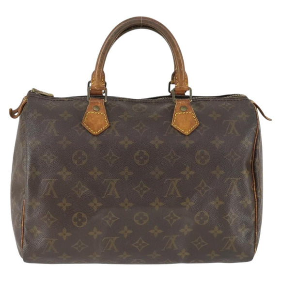 LOUIS VUITTON Monogram Speedy 30 Hand Bag M41526 LV Auth 166546