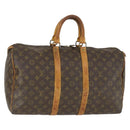LOUIS VUITTON Monogram Keepall 45 Boston Bag M41428 LV Auth 166548-1