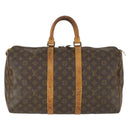 LOUIS VUITTON Monogram Keepall 45 Boston Bag M41428 LV Auth 166548-13