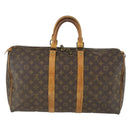 LOUIS VUITTON Monogram Keepall 45 Boston Bag M41428 LV Auth 166548-2